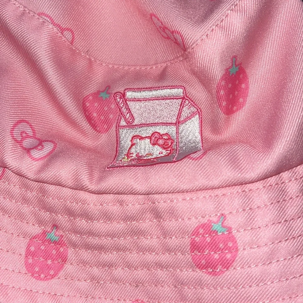 Hello Kitty Strawberries Bows Bucket Hat